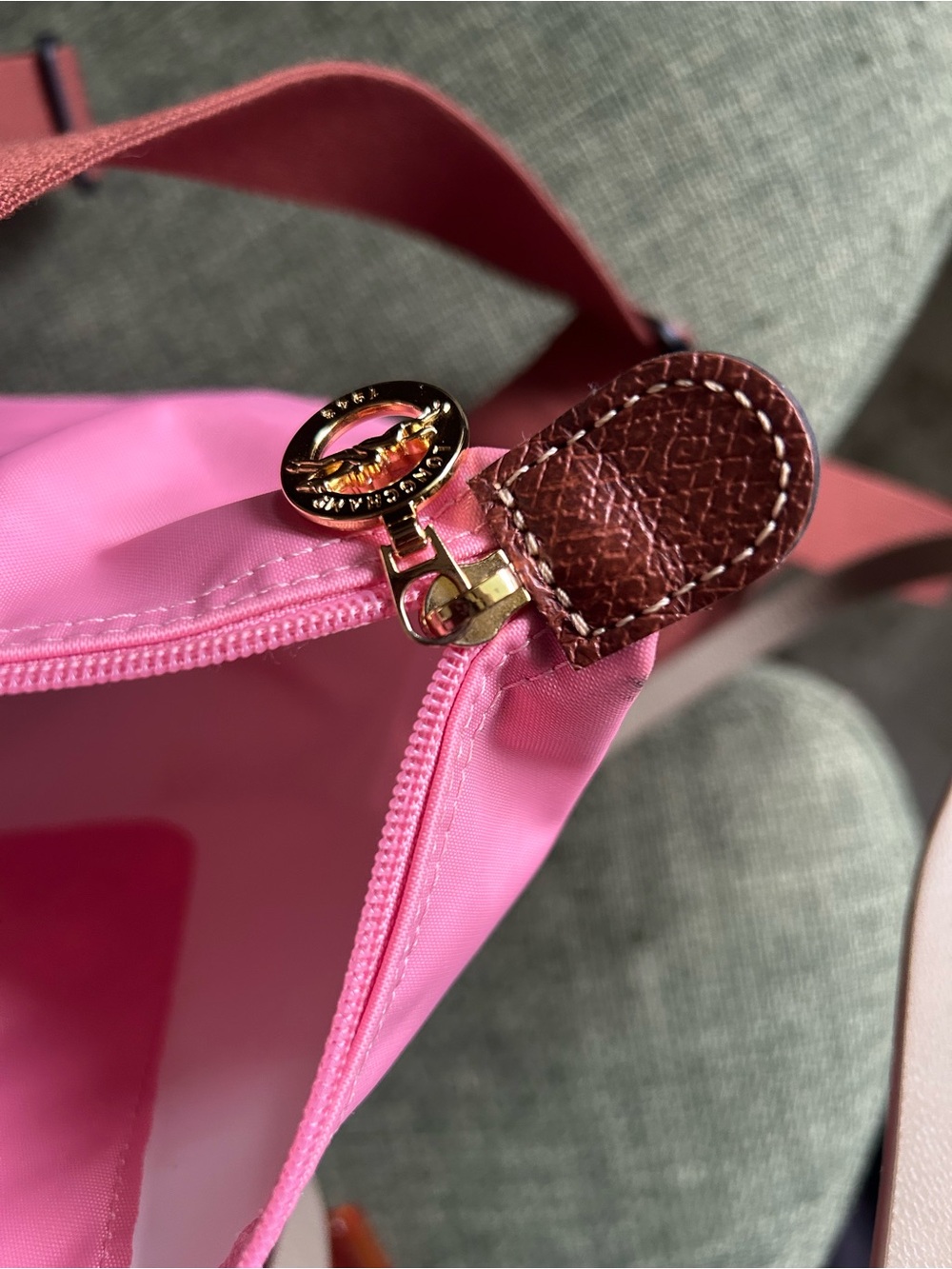 Longchamp Pink Nylon Backpack - Picture 5 of 7